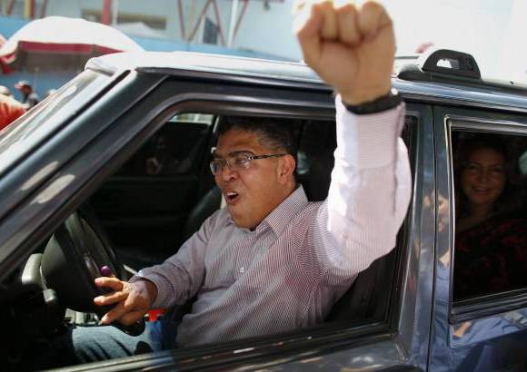 Foto Reuters - Elías Jaua, el hombre fuerte del chavismo, se enfrentó a Capriles.