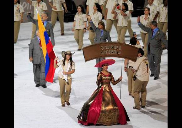 Reuters - La delegación colombiana estuvo encabezada por Mariana Pajón.