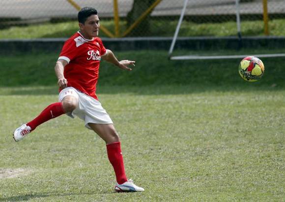 MANUEL SALDARRIAGA - El goleador del Medellín, Germán Ezequiel Cano, espera anotarle a Nacional.