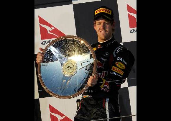 AP - El mundial de este a&#241;o empez&#243; como acab&#243; el anterior, con un dominio del Red Bull de Sebastian Vettel.