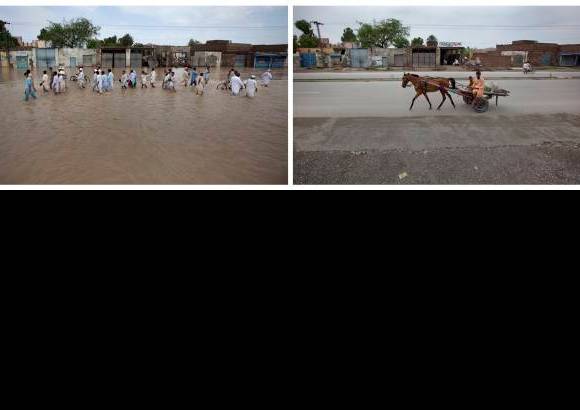 Reuters - En las inundaciones del año pasado murieron 2.000 personas, dejaron 11 millones de damnificados. Pakistán sigue luchando para recuperarse de 10 mil millones en daños a la infraestructura.