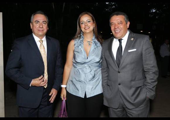 Fotos: Juan Antonio S&#225;nchez - Sergio Ignacio Soto, de Fenalco Antioquia; Margarita Rosa G&#243;mez y el concejal Bernardo Alejandro Guerra.