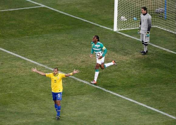 Reuters - El gol de Drogba no fue suficiente y Costa de Marfil cay&#243; ante los suramericanos.