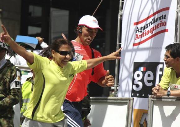 Esteban Jaramillo y Sebastián Salazar - Más de 10 mil competidores se dieron cita en esta histórica cita deportiva que se corría en las modalidades de 5, 10, 21 y 42 kilómetros.