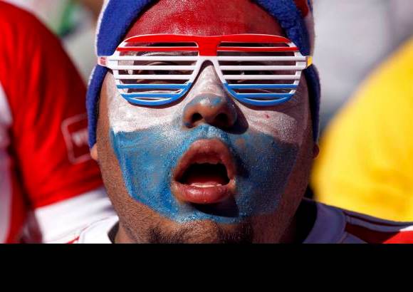 Reuters - Mucho apoyo para la selección suramericana, aunque el estadio no estuvo al máximo de su capacidad y se vieron algunos claros.