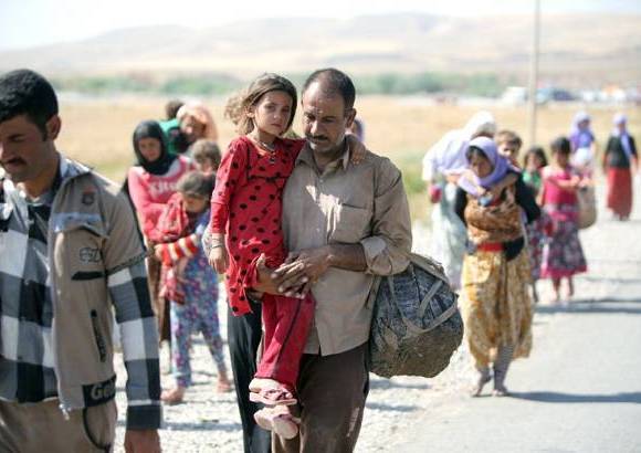 AFP - El conflicto iraqu&#237; ha obligado a desplazarse a muchas familias.