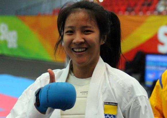 FOTO CORTES&#205;A COMIT&#201; OL&#205;MPICO COLOMBIANO - Finalizado el combate (3-3) los jueces decidieron que la ganadora del duelo hab&#237;a sido la colombiana de 21 a&#241;os.