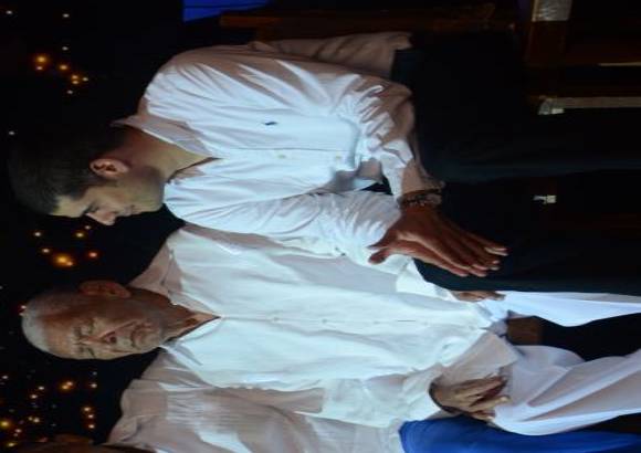 - Ivo y Leandro D&#237;az, con Juan Fernando Herrera, gerente de Mercadeo de Diageo Colombia.