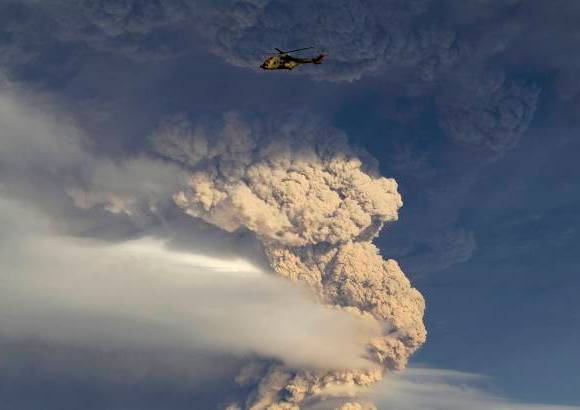 Reuters - El Cord&#243;n Caulle est&#225; ubicado a unos 1.000 kil&#243;metros al sur de Santiago.