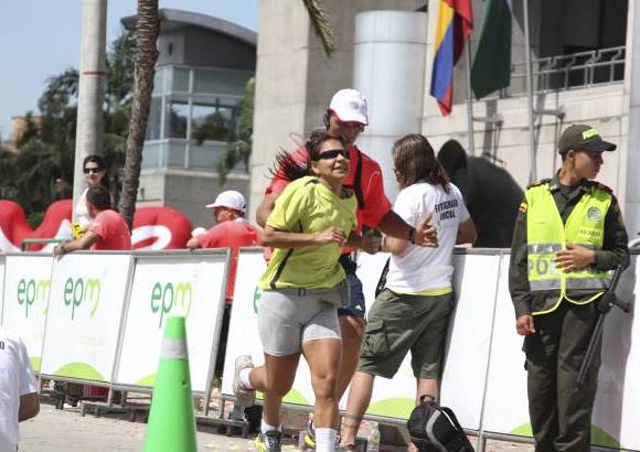 Esteban Jaramillo y Sebastián Salazar - Más de 10 mil competidores se dieron cita en esta histórica cita deportiva que se corría en las modalidades de 5, 10, 21 y 42 kilómetros.
