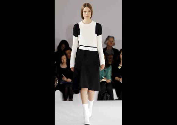 AP - Una dupla exitosa para esta temporada: el blanco y negro. Jil Sander.