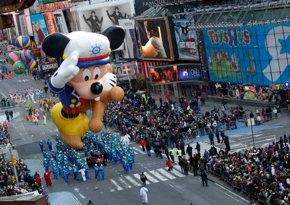 Reuters - En total, el desfile cuenta con m&#225;s de 40 globos.