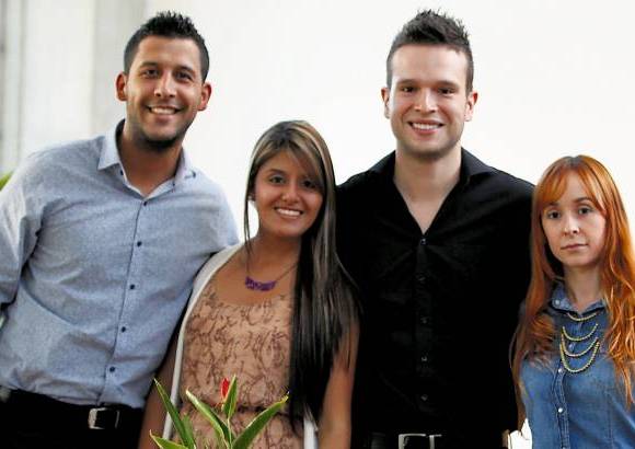 Fotos Julio César Herrera - Carlos Andrés Alzate, Juliana Pérez, Felipe Castañeda y Catalina Gómez.