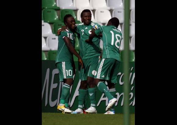 Colprensa - Con danza celebraron los nigerianos su primer gol en el certamen.