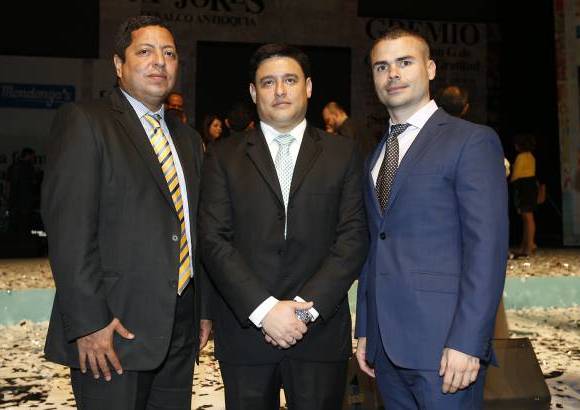 Fotos juan antonio sánchez - Carlos Salazar, Raul Vergara y Mauricio Cano, directivos de la empresa Gana.