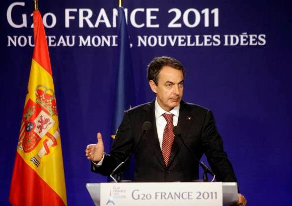 AP - Desde 2008 España y los Países Bajos son invitados permanentes y han participado en las reuniones del G20, aunque no son países miembros. Foto: José Luis Rodríguez Zapatero, jefe del Gobierno español.