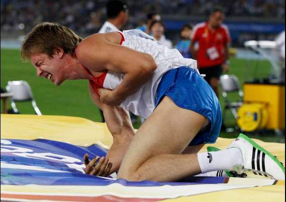 Reuters - No todo es alegría, también se sufre en las pruebas.