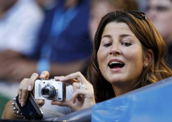 Reuters - Miroslava Mirka Vavrinec, esposa de Federer.