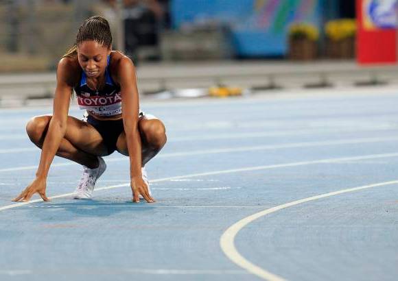 AP - Un poco de aire después de unos segundos de mucha exigencia.