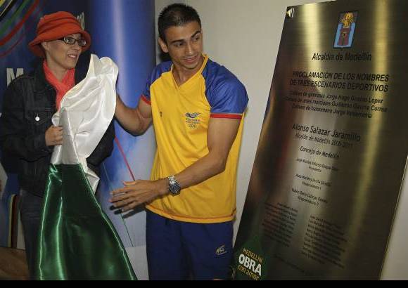 Jaime P&#233;rez - El coliseo de gimnasia, construido para los Juegos Suramericanos 2010, fue bautizado con el nombre de Jorge Hugo Giraldo, en homenaje a uno de los mejores gimnastas del pa&#237;s.