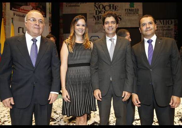 Fotos juan antonio sánchez - León Darío Correa, Sandra Sierra, Juan Camilo Quintero, gerente de Ruta N, y Fernando Echeverri.