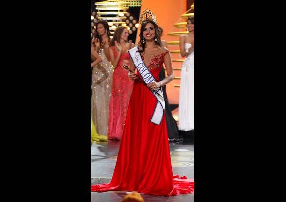 Foto Colprensa - La candidata del Valle se gan&#243; al jurado internacional por su belleza latina, impacto en pasarela y sencillez.