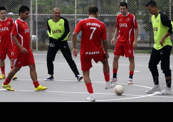Manuel Saldarriaga - Colombia entrenó y jugó este lunes en Antioquia, iniciando así la recta final de su preparación para el Mundial de fútbol de salón.