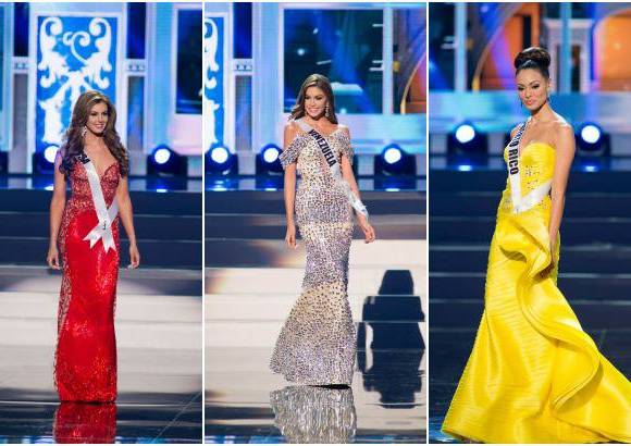 Reuters - Erin Brady, Miss Estados Unidos; Gabriela Isler, Miss Venezuela y Monic P&#233;rez, Miss Puerto Rico.