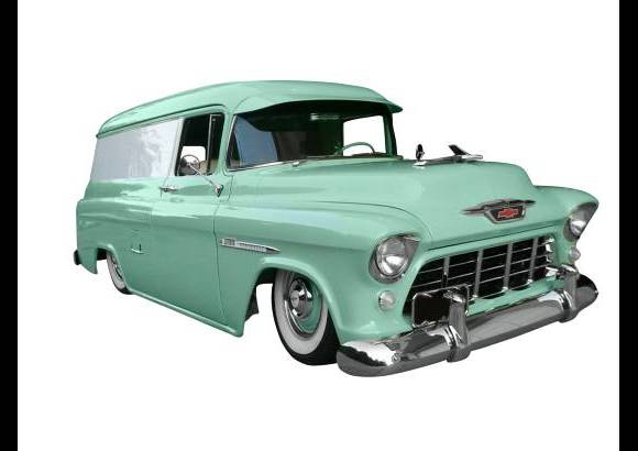 Cortes&#237;a Museo del Transporte - Este Chevrolet 1957, con carrocer&#237;a panel, es uno de los ejemplares que desfilar&#225; en la categor&#237;a de autos cl&#225;sicos familiares.