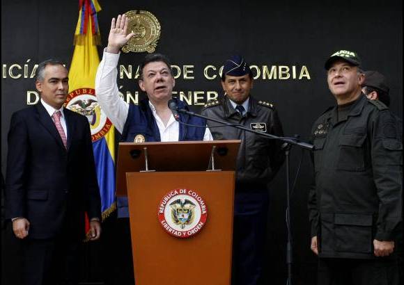 Colprensa - Cay&#243; el asesino de asesinos. Est&#225;bamos detr&#225;s de &#233;l desde hace muchos a&#241;os; se hab&#237;a vuelto una especie de leyenda, que era inalcanzable, que nadie lo pod&#237;a coger, dijo el Presidente Santos.
