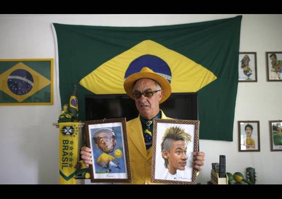Reuters - Paviotti tambi&#233;n cuenta con las caricaturas de todos los protagonistas de la Selecci&#243;n de Brasil.