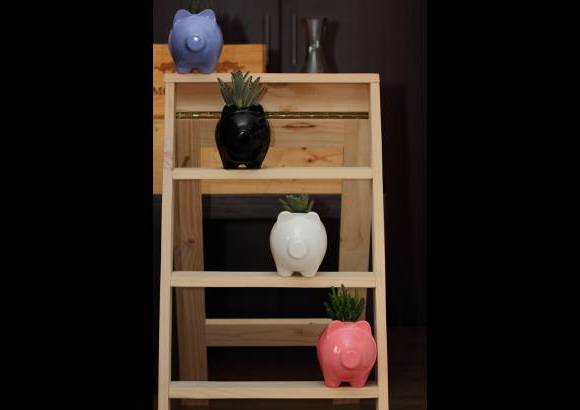 Verde Menta - Los cerditos son animales muy propios de estos diseños.