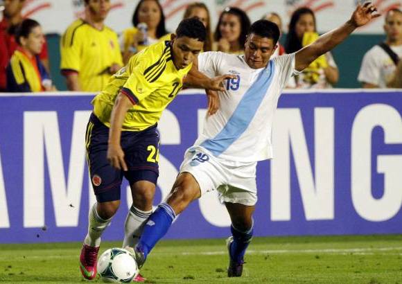 AP - El joven Luis Fernando Muriel entró en el segundo tiempo y marcó su primer gol con la Selección Colombia de Mayores.
