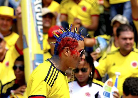 FOTO JUAN ANTONIO SÁNCHEZ - No importaba la pinta, la idea era acompañar a la Selección.