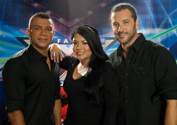 Cortesía Canal RCN - Padres musicales. Los jurados del Factor Xs, Marbelle, Juan Carlos Coronel y Jose Gaviria, se convierten en los padres musicales de sus pupilos. Quien ya tiene el curso hecho es Coronel, pues tiene cuatro hijos (Catherin, Juan Camilo, Daniel Alejandro e Isabel). Marbelle sigue en la lista, con su hija Rafaela. Gaviria todavía no tiene herederos, pero dice ser un buen tío.