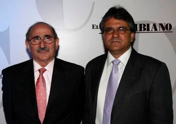 Edwin Bustamante Restrepo - Jorge Alberto Sierra Campuzano, director de la oficina de Proexport Medellín, y Herman Gutiérrez.