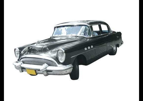 Cortes&#237;a Museo del Transporte - Un Buick de 1954, con carrocer&#237;a sed&#225;n, hace parte del Desfile.