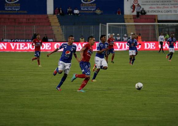 Colprensa - Pasto impuso su local&#237;a y alcanz&#243; una contundente victoria tres goles por uno frente a Millonarios.