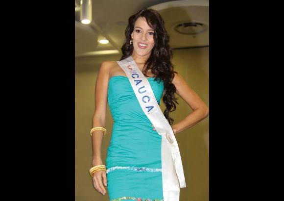 Colprensa - Señorita Cauca, Violeta Bergonzi Gómez.
