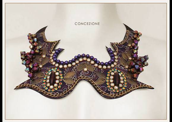 Cortes&#237;a - Esta colecci&#243;n de collares tipo pectoral est&#225; inspirada en el Barroco.