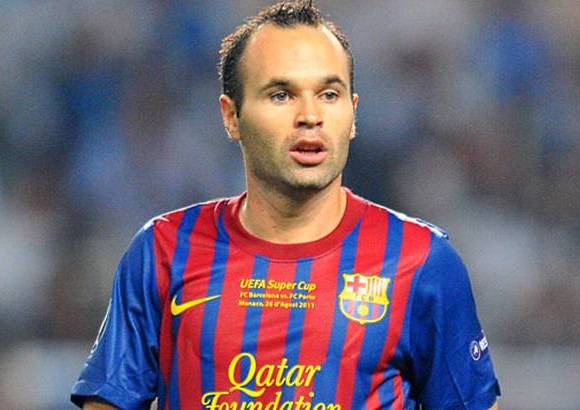 CORTES&#205;A - Andr&#233;s Iniesta - Barcelona (ESP): 10.882.873 millones de d&#243;lares al a&#241;o (22 mil 309 millones de pesos).