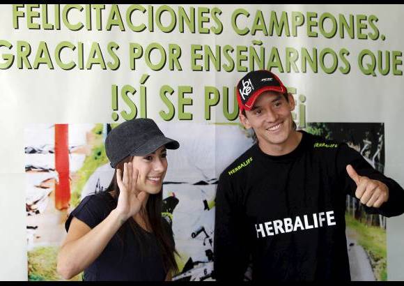 Jaime Pérez - Mariana y Carlos Mario entrenan juntos desde hace varios años.