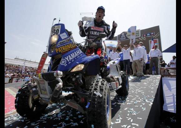 Reuters - El argentino Marcos Patronelli ganó en las cuatrimotos.