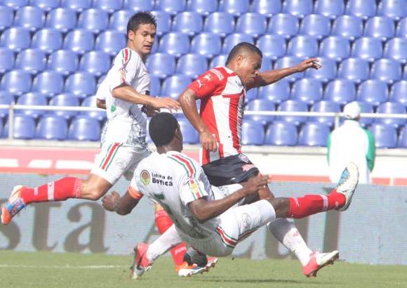 Colprensa - Junior 4-Patriotas 3.