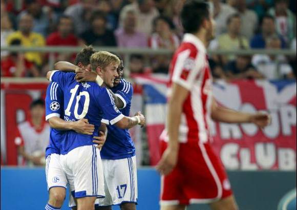 Foto Reuters - El Shalke le gan&#243; 1-2 al Olympiakos.