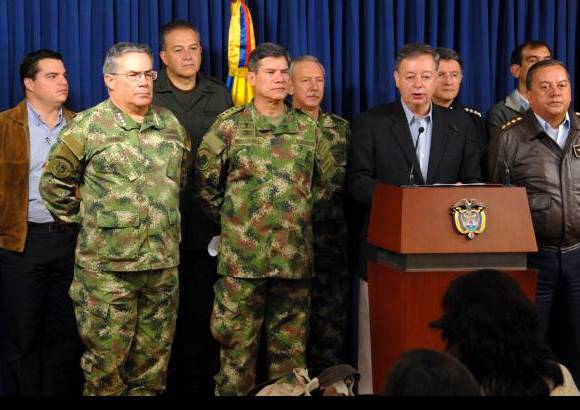 Colprensa - El ministro de Defensa, Gabriel Silva y la alta c�pula militar dieron un parte de tranquilidad en la jornada.