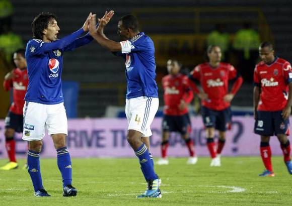 Colprensa - Rafael Robayo le dio la igualdad 1-1 a Millonarios a los 26 minutos del segundo tiempo.