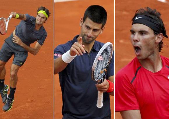 Reuters - El suizo Roger Federer fue n&#250;mero 1 del tenis mundial durante 285 semanas y ha ganado 16 Grand Slam. El serbio Novak Djokovic es el actual n&#250;mero uno del mundo. El espa&#241;ol Rafael Nadal es n&#250;mero dos del r&#225;nquin de la ATP y gan&#243; la medalla de oro en los Juegos Ol&#237;mpicos de Pek&#237;n 2008.