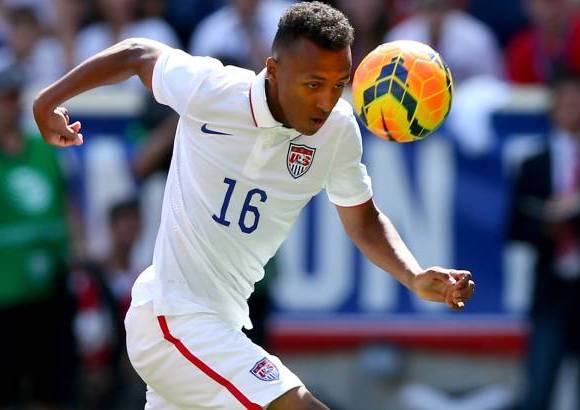 FOTO AFP - Julian Wesley Green, delantero del Bayern Múnich, jugará con la selección de Estados Unidos su primer Mundial a los 19 años (06-06-1995), siendo el tercer jugador más joven del certamen.