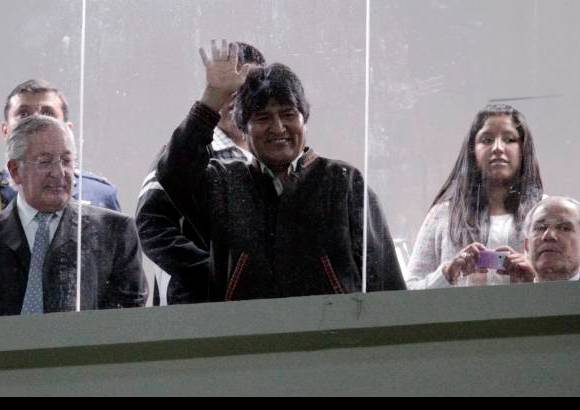 Reuters - El presidente boliviano, Evo Morales, estuvo presente en el compromiso.